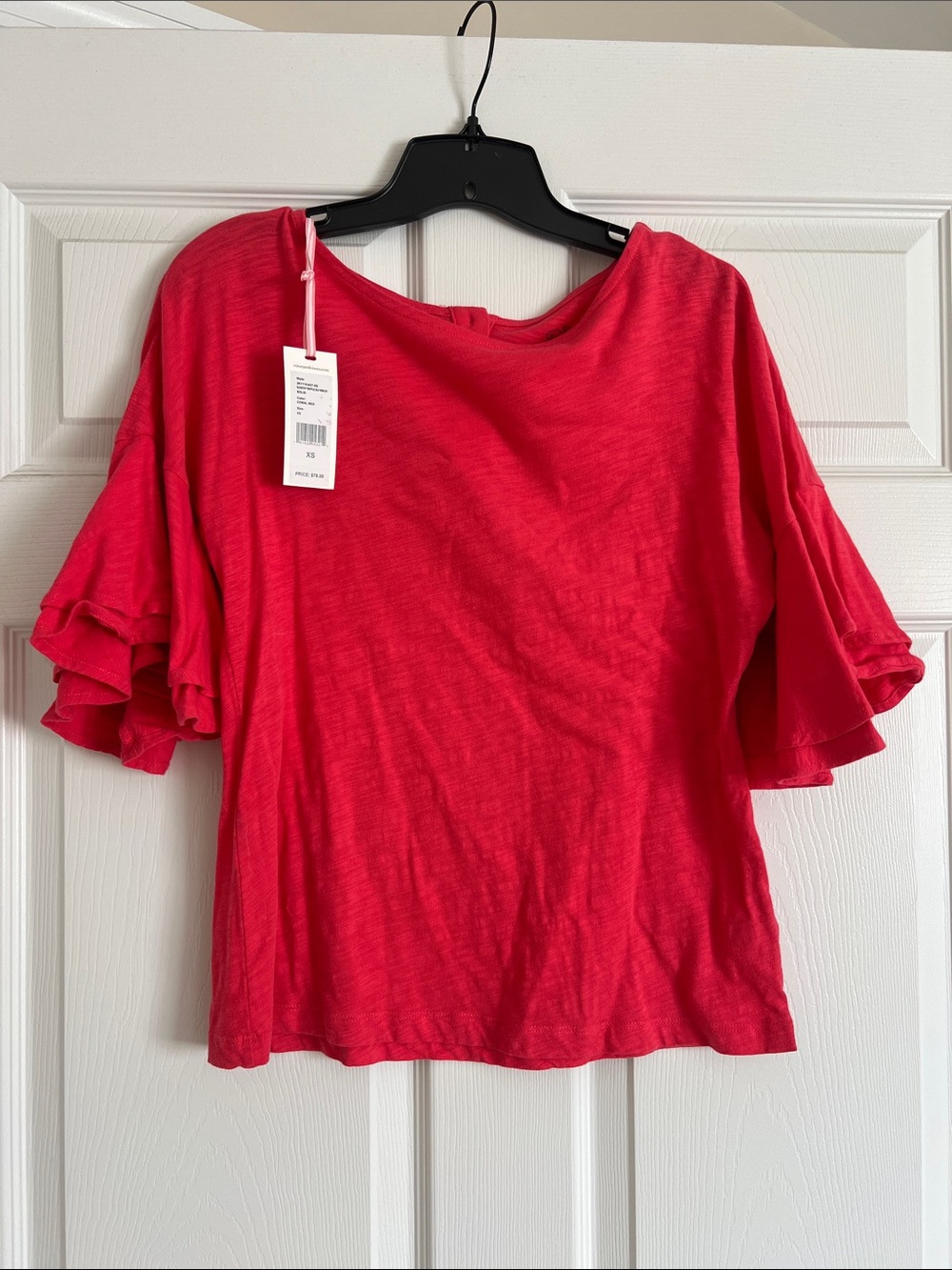 New with tags! Vineyard Vines ruffle sleeve top XS